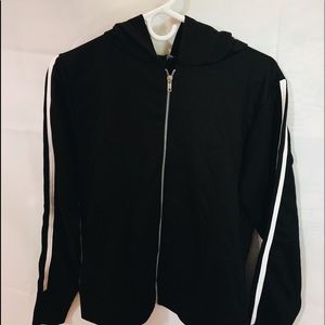 Black white stripped tracksuit ⚫️⚪️